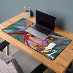 Unique Abstract Colourful Marble Liquid Mousepad Desk Mat