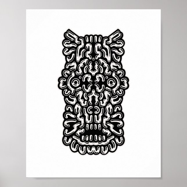 Unique Abstract face print (Front)