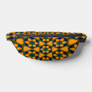 Unique Abstract Flowers Pattern Bum Bags