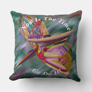 Unique Abstract Marble Liquified Cushion