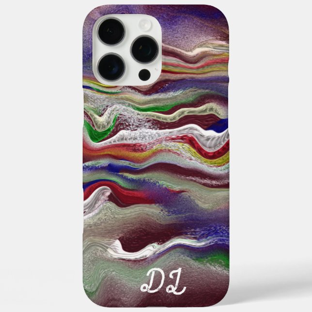 Unique Abstract Marbled Liquified & Colourful Case-Mate iPhone Case (Back)