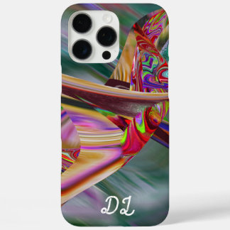 Unique Abstract Marbled Liquified  Oil Paint  iPhone 16 Pro Max Case