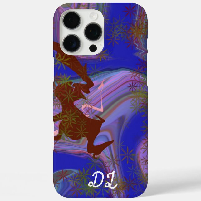 Unique Abstract Marbled Liquified  Oil Paint  Case-Mate iPhone Case (Back)