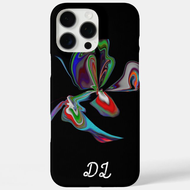 Unique Abstract Marbled Liquified  Oil Paint  Case-Mate iPhone Case (Back)
