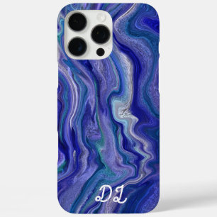 Unique Abstract Marbled Liquified  Oil Paint  iPhone 16 Pro Max Case