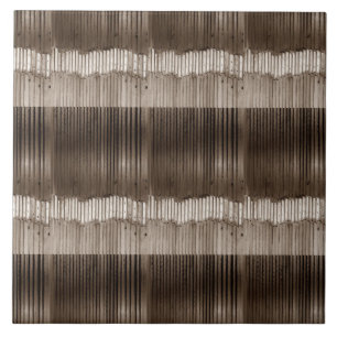 Unique Abstract Pattern Brown and Beige Ceramic Tile
