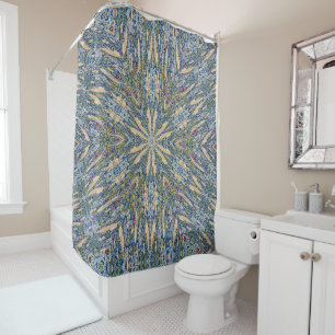 Unique Abstract Shower Curtain