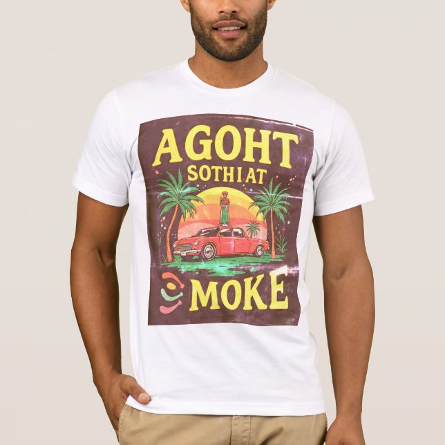 "Unique AGOHT SOTHI AT MOKE Printed Men's T-Shirt" T-Shirt (Front)