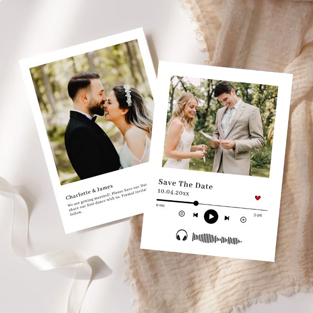 Unique Album Cover Music minimal Save the Date  (Creator Uploaded)