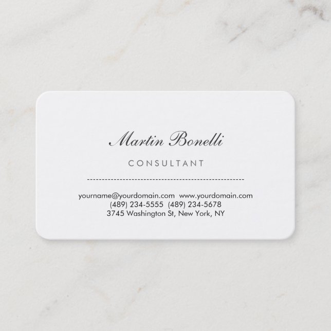Unique amazing professional design business card (Front)