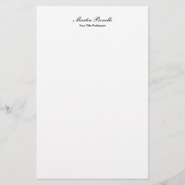 Unique amazing professional design calligraphy stationery (Front)