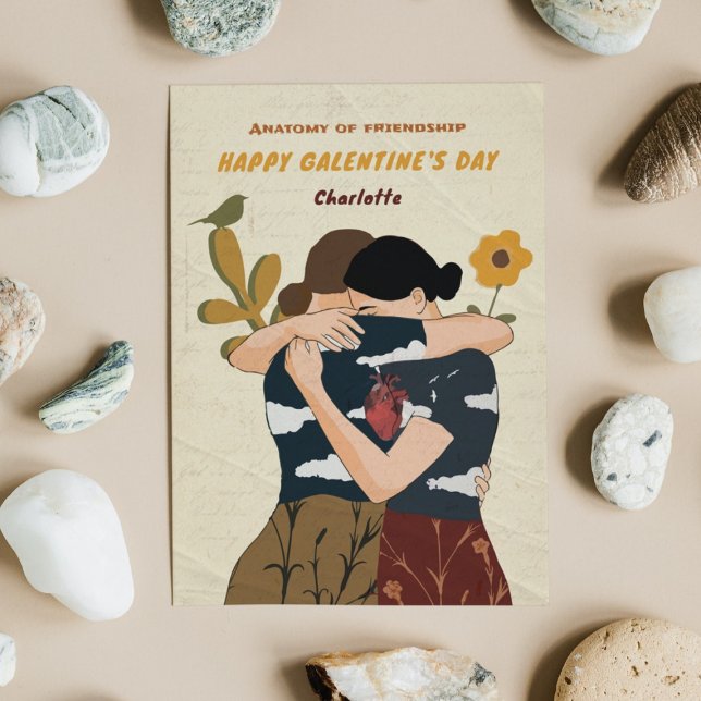 Unique Anatomy Of Friendship Galentine's Day Card (Creator Uploaded)