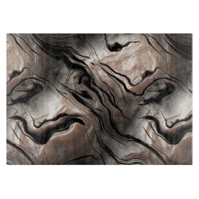 Unique and Cool Stone Marble Pattern Cutting Board (Front)