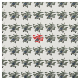 "Unique and different" concept with cartoon retro Fabric