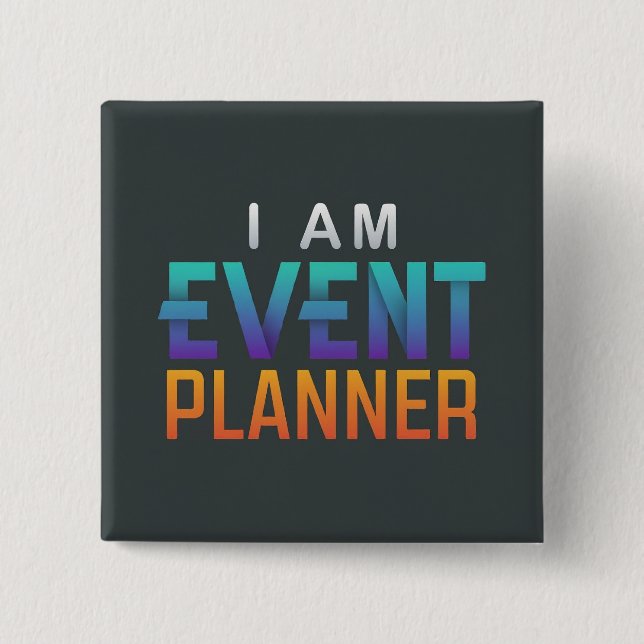 Unique and Eye-Catching Element Square 15 Cm Square Badge (Front)