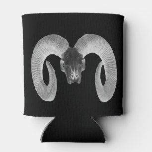unique and handmade goat skull can cooler