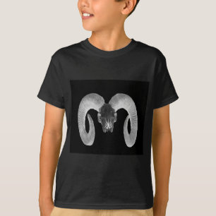 unique and handmade  goat skull T-Shirt