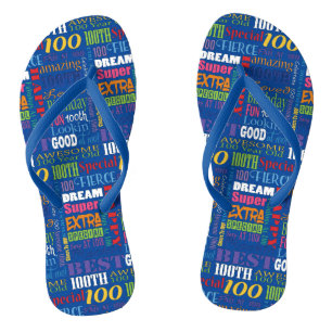 Unique And Special 100th Birthday Party Gifts Thongs