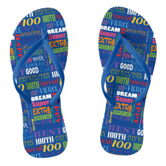 Unique And Special 100th Birthday Party Gifts Thongs