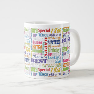 Unique And Special 18th Birthday Party Gifts Large Coffee Mug