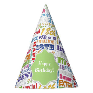 Unique And Special 18th Birthday Party Gifts Party Hat