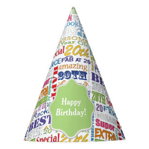 Unique And Special 20th Birthday Party Gifts Hat