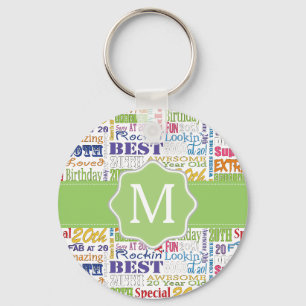 Unique And Special 20th Birthday Party Gifts Key Ring