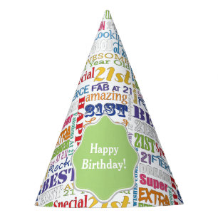 Unique And Special 21st Birthday Party Gifts Party Hat