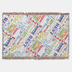 Unique And Special 30th Birthday Party Gifts Throw Blanket