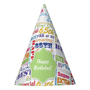 Unique And Special 65th Birthday Party Gifts Hat