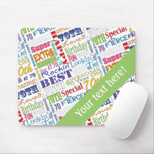 Unique And Special 70th Birthday Party Gifts Mouse Pad