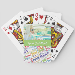 Unique And Special 70th Birthday Party Gifts Playing Cards