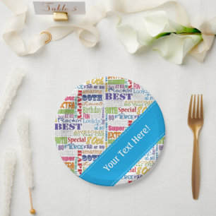 Unique And Special 80th Birthday Party Gifts Paper Plate