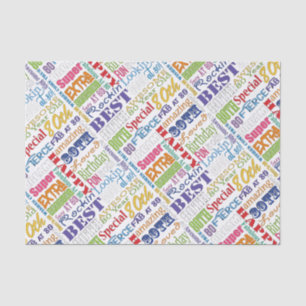 Unique And Special 80th Birthday Party Gifts Tissue Paper