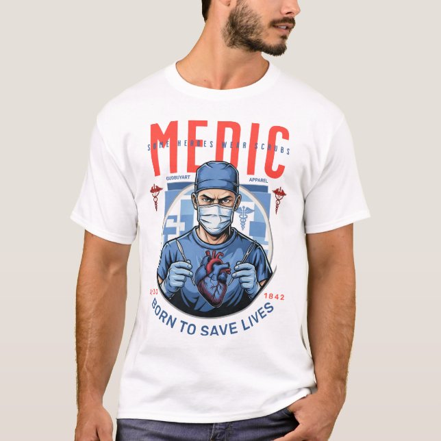 Unique And Special Tribute To Medics and Doctors T-Shirt (Front)