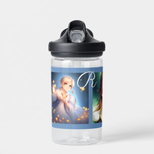 Unique Anime Custom Initial  Water Bottle