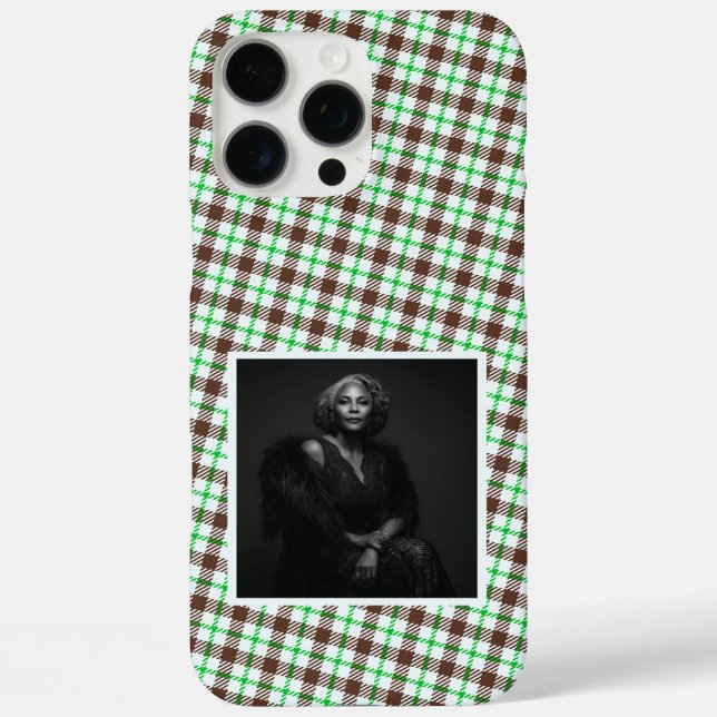 Unique Anniversary Gifts For Him Plaid Print  Case-Mate iPhone Case (Back)