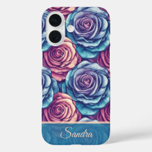 Unique Anniversary Keepsake Rose Flower Name iPhone 16 Case