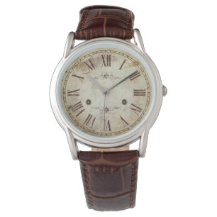 Unique Antique Roman Numeral Vintage Rustic Watch