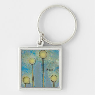 Unique art design fun painting customise your own key ring