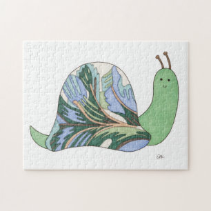 Unique Art Puzzle - Snail #3 - Erin Brie Art