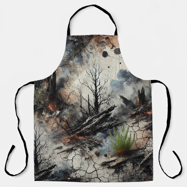 Unique Artistic Cooking Apron (Front)