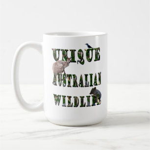 Unique Australian Wildlife Picture Logo, Coffee Mug