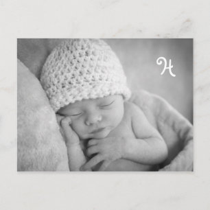 Unique Baby Announcement with photo envelope