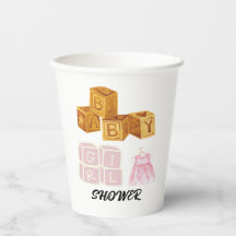 Unique Baby Girl Dice Baby Shower