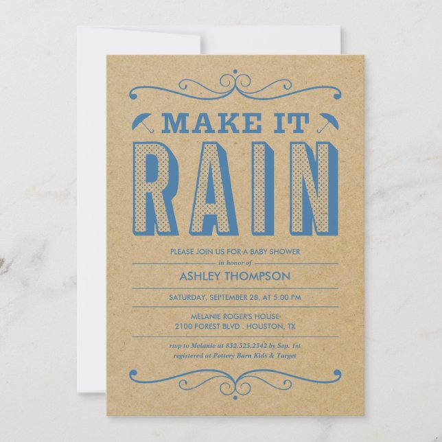 Unique Baby Shower Invitations (Front)