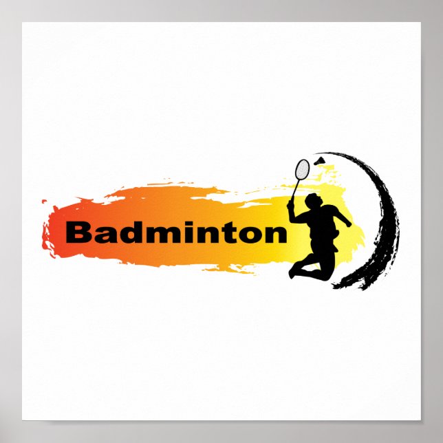 Unique Badminton Poster (Front)