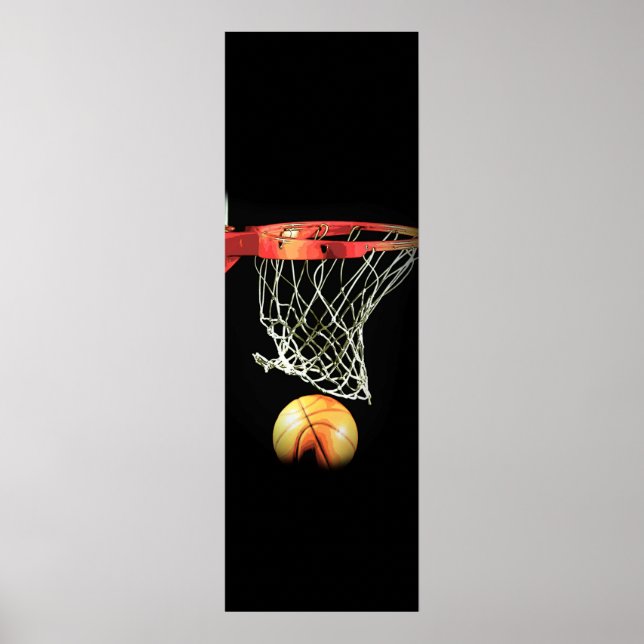 Unique Basketball Door Poster Print (Front)