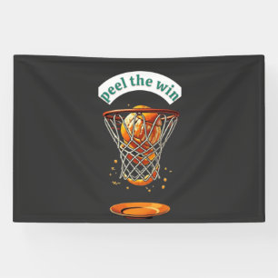 Unique basketball lover gifts peel the win banner