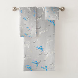 unique, beautiful, colourful, painted pattern a gr bath towel set
